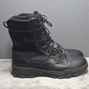 5.11 Tactical Speed 3 Urban 019 Black R Boots Men's US 13 Side Zip Lace-up No...